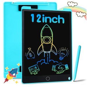 NEW! BLUE Writing Tablet with Fridge Magnets